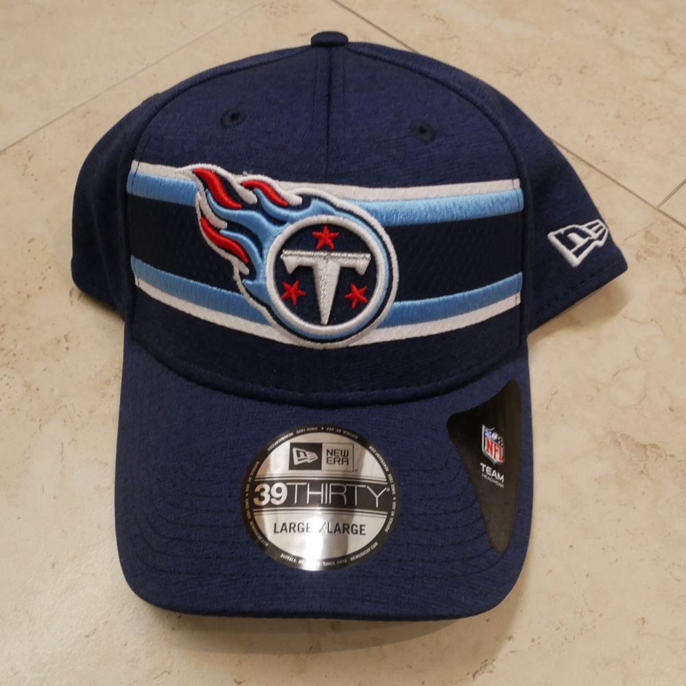 New Era Tennessee Titans Mens 39Thirty Fitted L/XL Hat NWOT~